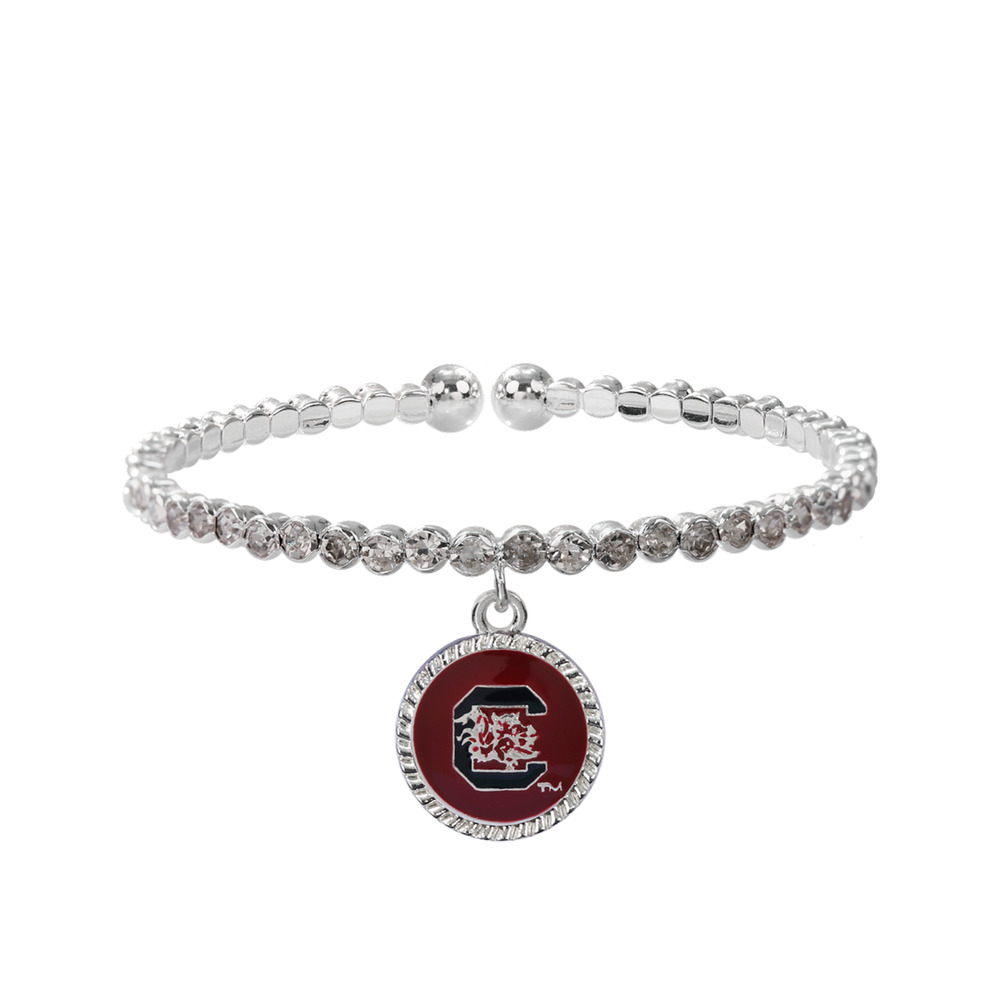 New South Carolina Gamecocks Women's Breeze Dangle Cuff Bracelet, NCAA